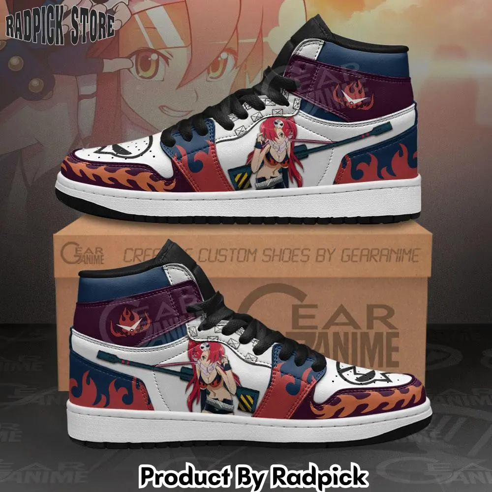 Yoko littner air jordan high top sneakers anime gurren  rp0358586